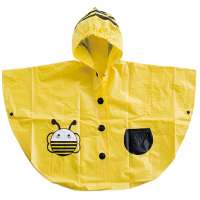 Cartoon Kids Rain Poncho