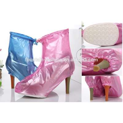 Comprehensive waterproof high heel shoe covers