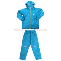 Fashion Polyester/PVC /PU waterproof wind breaker and workwear rain coat