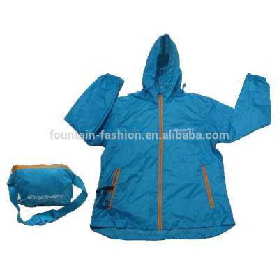 Nylon Rainwear/widbreaker foldable